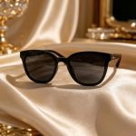 Kính mát nam nữ gọng đen thời trang - Mẫu kính Lumi Eyewear sang trọng