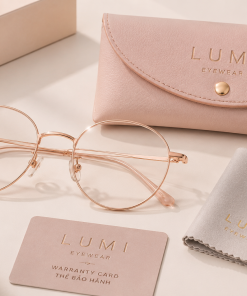 Định Hình Phong Cách Tối Giản Cùng Kính Tròn Lumimalist Lumi Rose Gold