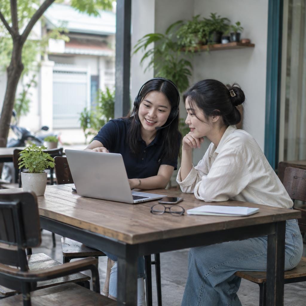 Đội ngũ chăm sóc khách hàng chuyên nghiệp của Lumi Eyewear